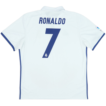 2016-17 Real Madrid Home Shirt Ronaldo #7 - 6/10 - (XL)