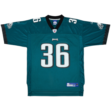 2005-06 Philadelphia Eagles Westbrook #36 Reebok On Field Home Jersey - 9/10 - (L)