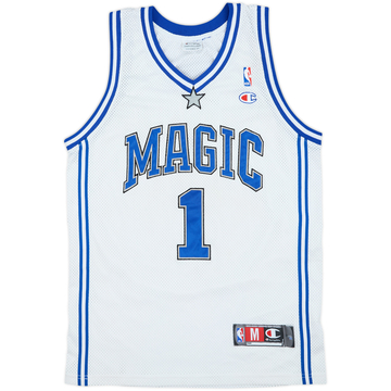 2003-04 Orlando Magic McGrady #1 Champion Authentic Home Jersey - 5/10 - (M)