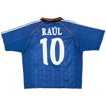 1999-00 Spain Away Shirt Raul #10 - 9/10 - (XL)