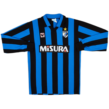 1988-89 Inter Milan Home L/S Shirt - 8/10 - (L)