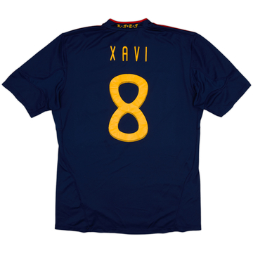 2010-11 Spain Away Shirt Xavi #8 - 7/10 - (L)