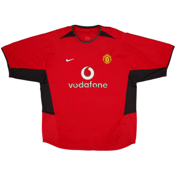 2002-04 Manchester United Home Shirt - 5/10 - (XL)