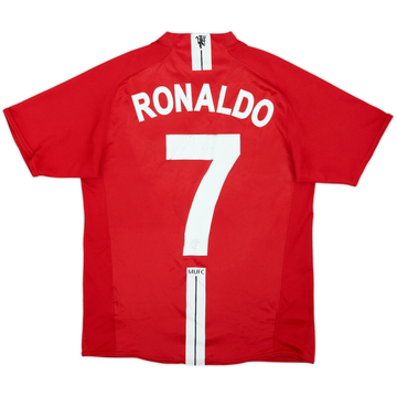 2007-09 Manchester United Home Shirt Ronaldo #7 - 5/10 - (S)