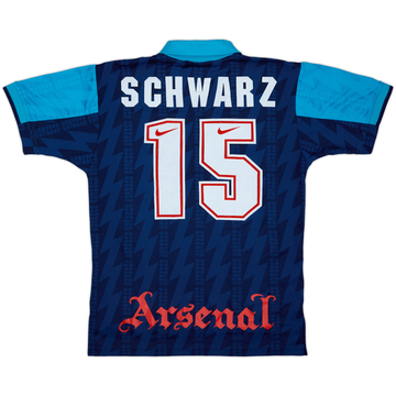 1994-95 Arsenal Away Shirt Schwarz #15 - 7/10 - (M)