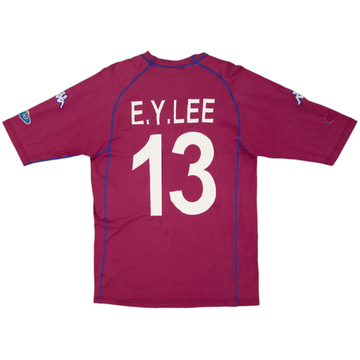 2002-03 Trabzonspor Fourth Shirt E. Y. Lee #13 - 5/10 - (XL)