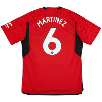 2023-24 Manchester United Home Shirt Martinez #6 - 10/10 - (XL)