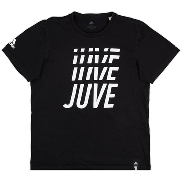 2019-20 Juventus adidas Cotton Tee - 8/10 - (L)