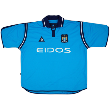 2001-02 Manchester City Home Shirt - 9/10 - (XL)
