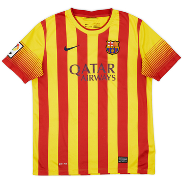 2013-15 Barcelona Away Shirt - 7/10 - (XL.Boys)