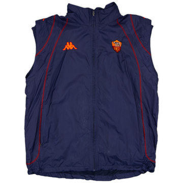 2002-03 Roma Kappa Hooded Gilet Jacket - 6/10 - (XL)