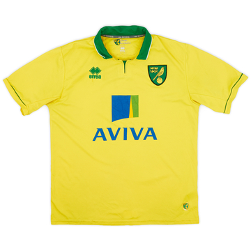 2012-13 Norwich Home Shirt - 6/10 - (L)