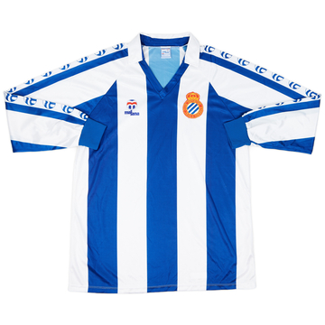 1984-89 Espanyol Home L/S Shirt - 10/10 - (XL)