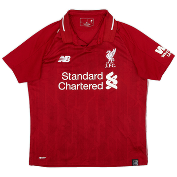 2018-19 Liverpool Home Shirt - 6/10 - (S.Boys)