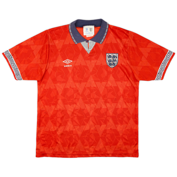 1990-93 England Away Shirt - 8/10 - (M)