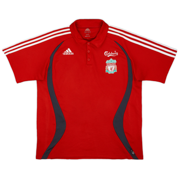 2006-07 Liverpool adidas Polo Shirt - 9/10 - (L)