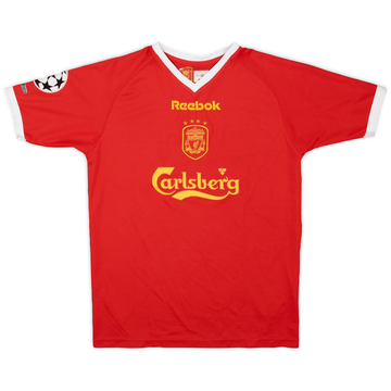 2001-03 Liverpool CL Shirt - 8/10 - (M.Boys)