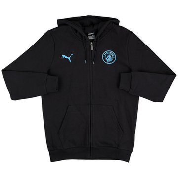 2023-24 Manchester City Puma Hooded Sweat Top - 9/10 - (S)
