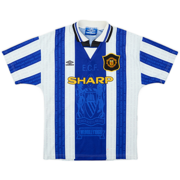1994-96 Manchester United Third Shirt - 7/10 - (L.Boys)