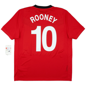 2009-10 Manchester United Home Shirt Rooney #10 (L)