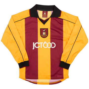 2001-03 Bradford City Home L/S Shirt - 8/10 - (M.Boys)