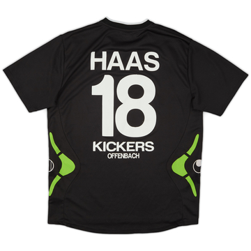 2008-09 Kickers Offenbach Away Shirt Haas #18 - 7/10 - (L)