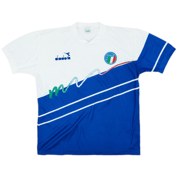 1990 Italy Diadora Training Shirt - 8/10 - (L)