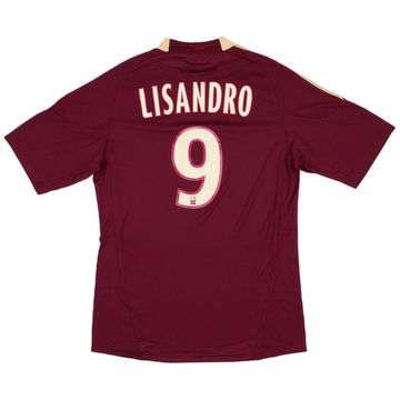 2010-11 Lyon Away Shirt Lisandro #9 (M)
