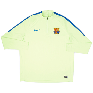2016-17 Barcelona Nike 1/4 Zip Drill Top - 9/10 - (XXL)