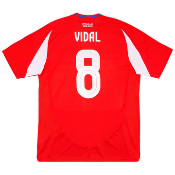 2024-25 Chile Home Shirt Vidal #8