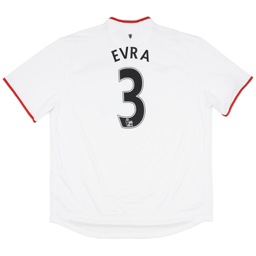2012-14 Manchester United Away Shirt Evra #3 - 7/10 - (XXL)
