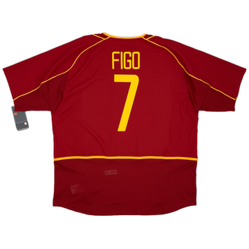 2002-04 Portugal Home Shirt Figo #7 (XXL)