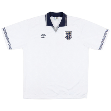 1990-92 England Home Shirt - 9/10 - (XL)
