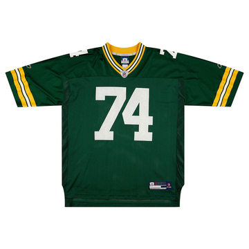 2007 Green Bay Packers Kampman #74 Reebok On Field Jersey (Home) XL