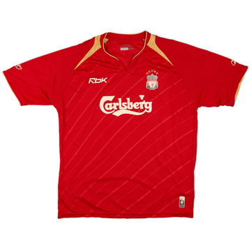 2005-06 Liverpool CL Home Shirt - 5/10 - (L)