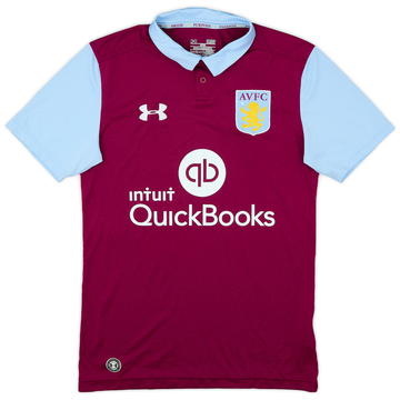 2016-17 Aston Villa Home Shirt - 10/10 - (S)