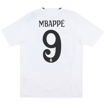 2024-25 Real Madrid Authentic Home Shirt Mbappe #9