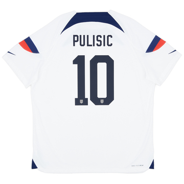 2022-23 USA Authentic Home Shirt Pulisic #10