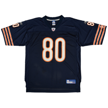 2002-03 Chicago Bears White #80 Reebok On Field Home Jersey (Excellent) L