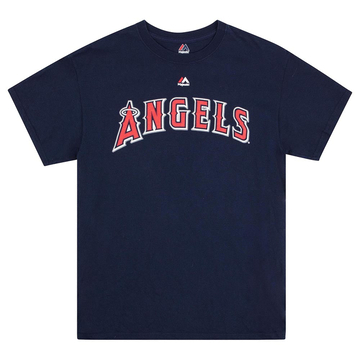 2014 LA Angels Trout #27 Majestic Tee M