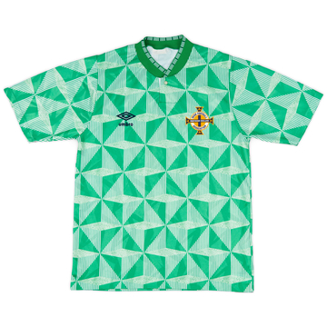 1990-92 Northern Ireland Home Shirt - 8/10 - (S)