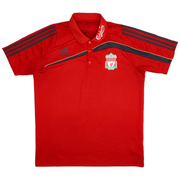 2009-10 Liverpool adidas Polo Shirt - 7/10 - (L)
