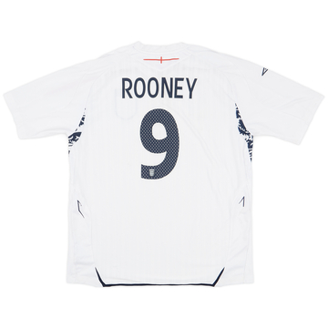 2007-09 England Home Shirt Rooney #9 - 6/10 - (XL)