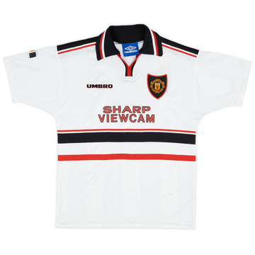 1997-99 Manchester United Away Shirt - 8/10 - (L.Boys)
