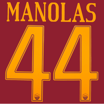 2016-17 Roma Home Manolas #44 Name Set