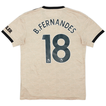 2019-20 Manchester United Away Shirt B.Fernandes #18 - 6/10 - (M)
