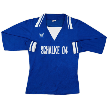1977-78 Schalke Home L/S Shirt - 8/10 - (S)