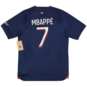 2023-24 Paris Saint-Germain Home Shirt Mbappe #7 (M)