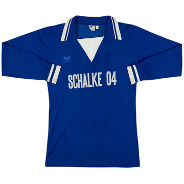 1977-78 Schalke Home L/S Shirt - 7/10 - (S)