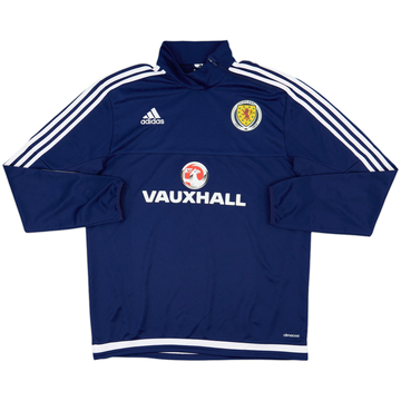2014-15 Scotland adidas 1/4 Zip Training Top - 10/10 - (L)